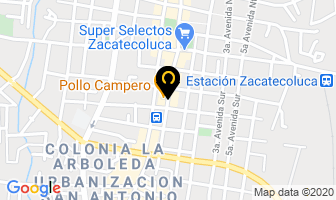 Mapa de Muebleria Fuentes en Zacatecoluca