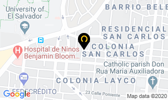 Mapa de Multi Servicios en San Salvador
