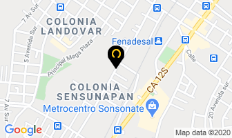 Mapa de Oficina JurÍdica Castro Ramos en Sonsonate