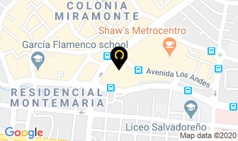 Mapa de Optical Center en San Salvador