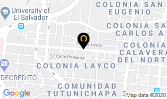 Mapa de Optimus Repuestos en San Salvador