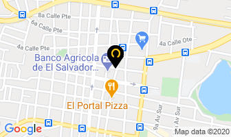 Mapa de Panadería Judith en Santa Ana
