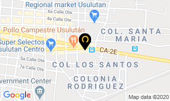 Mapa de Pizza Hut en Usulután