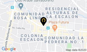 Mapa de Quantum Clinics en San Salvador