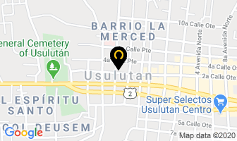 Mapa de Sala De Belleza Rosita en Usulután