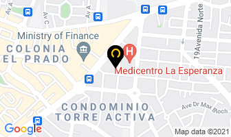 Mapa de Servidental en San Salvador