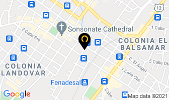 Mapa de Sonsonate, Apetitoso Restaurante en Sonsonate