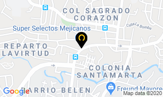 Mapa de Super Selectos en San Salvador