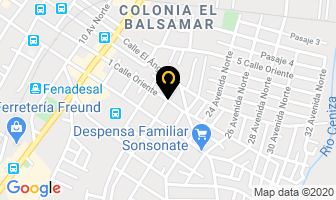 Mapa de Taller Romez en Sonsonate