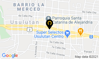 Mapa de Taxis Los Pinos en Usulután