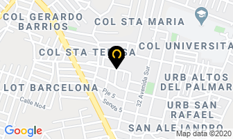 Mapa de Tramitadora Cuellar en Santa Ana