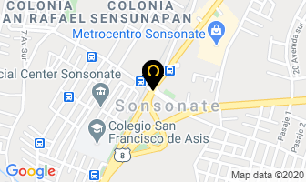 Mapa de Transportes El TrÁnsito en Sonsonate