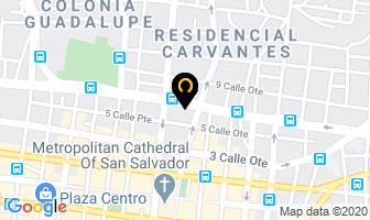 Mapa de Unirefri en San Salvador