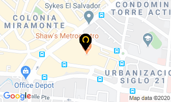 Mapa de World Games en San Salvador