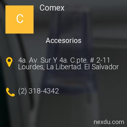 Comex en Lourdes - Teléfonos y Dirección