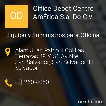 Office Depot Centro AmÉrica . De . en San Salvador - Teléfonos y  Dirección