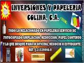 Fotos de Inversiones Y Papelería Colina C.a