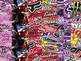 Sticker Boom Y Fibra De Carbono