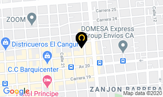 Mapa de 8A Confecciones en Barquisimeto