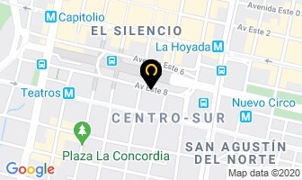 Mapa de Abogado Luis E. Zamora V. en Caracas