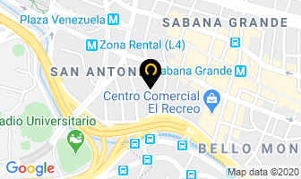 Mapa de Accesorios Omega en Caracas