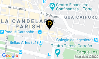 Mapa de Acoacresa en Caracas