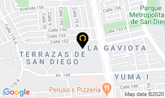 Mapa de Agencia De Viajes Tecnotours en San Diego