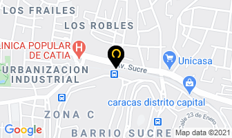 Mapa de Agua Salud en Caracas