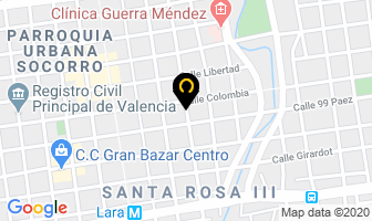 Mapa de Almacen Napoli, C.a. en Valencia