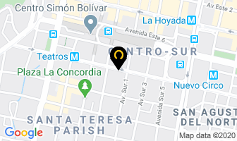 Mapa de Almacenes El Consorte, C.a. en Caracas