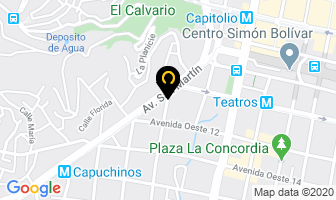 Mapa de Alunios Terranova C.a en Caracas