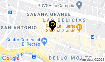 Mapa de Ana Golaszewski en Caracas