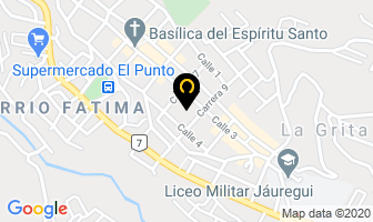 Mapa de Arepera Un Toque Especial en La Grita