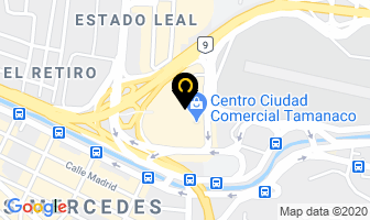 Mapa de Arquideas en Caracas