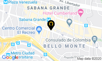 Mapa de Arte Creativo Cake en Caracas