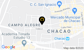 Mapa de Artesanias Libra 2000 en Caracas