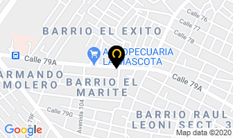 Mapa de Asociacion Cooperativa Empacaduras J J en Maracaibo