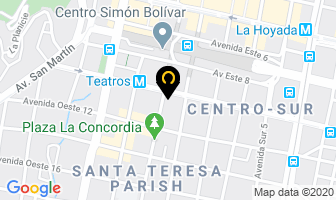 Mapa de Astin 2020 en Caracas