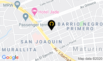 Mapa de Auto Lavado L.m. en Maturín