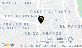 Mapa de Auto Lavado Madrigal C.a en Valencia