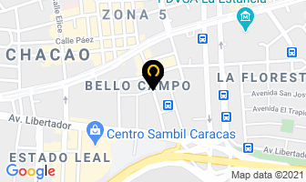 Mapa de Auto Partes Bello Campo, C.a. en Caracas