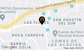 Mapa de Auto Partes Gerjor, C.a. en Caracas