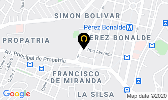 Mapa de Auto Repuestos Coche, C.a. en Caracas