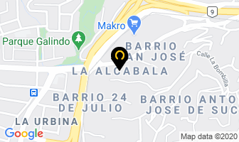 Mapa de Auto Vidrios El Junquito, C.a en Caracas