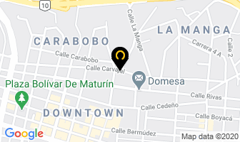 Mapa de Autolavado Y Multiservicios Meteoro, C.a en Maturín