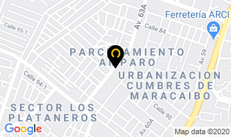 Mapa de Autoperiquitos Y Gomas D&m C.a. en Maracaibo