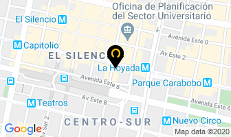 Mapa de Banco CaronÍ en Caracas