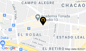 Mapa de Bar Restaurant Dena - Ona, C.a. en Caracas