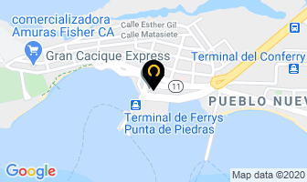 Mapa de Bar - Restaurant “El Delfin” C.a en Punta de Piedras