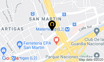 Mapa de Barberia Unisex “ Granada” en Caracas
